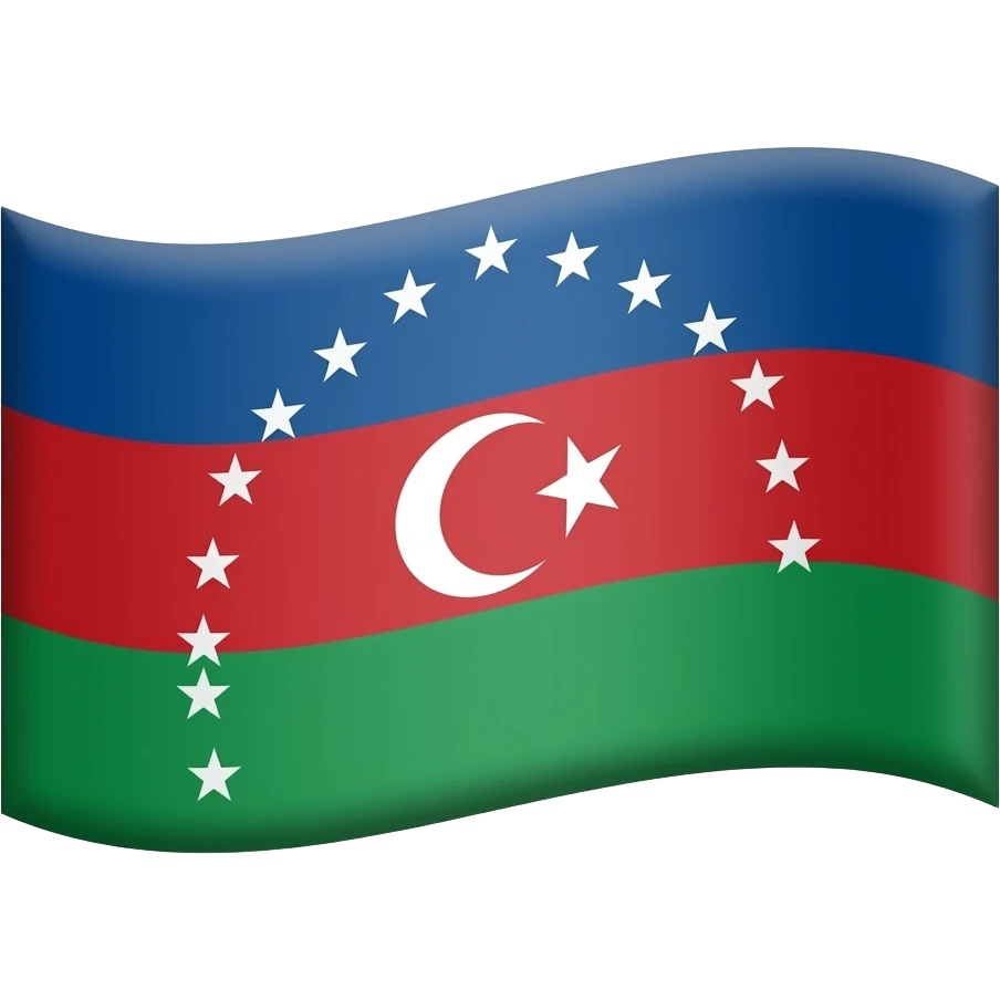 лезгинский флаг emoji