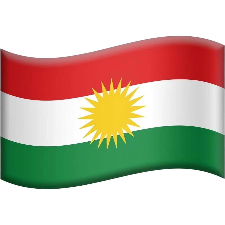 kurdistan flag emoji