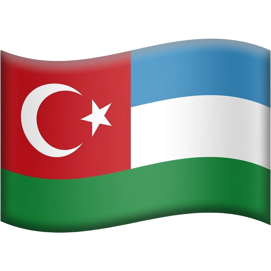 крымско татарский флаг emoji