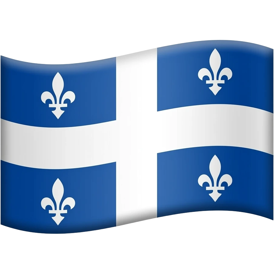 IOS Emoji Flag of Quebec emoji