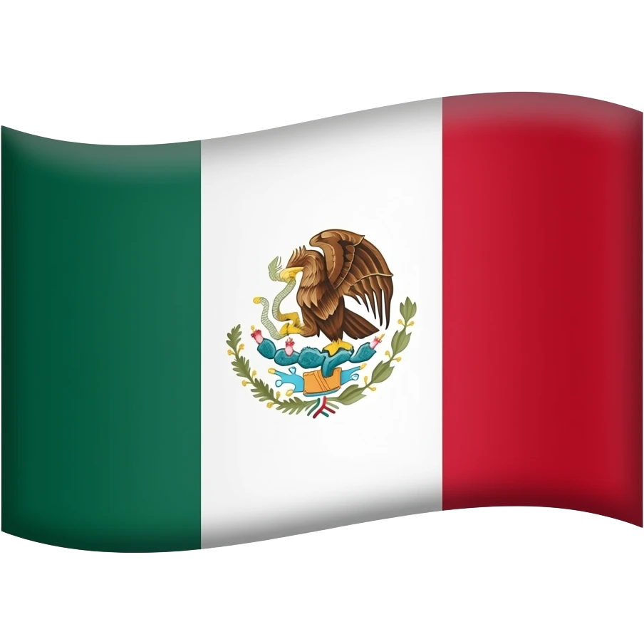 Mexican empire flag emoji