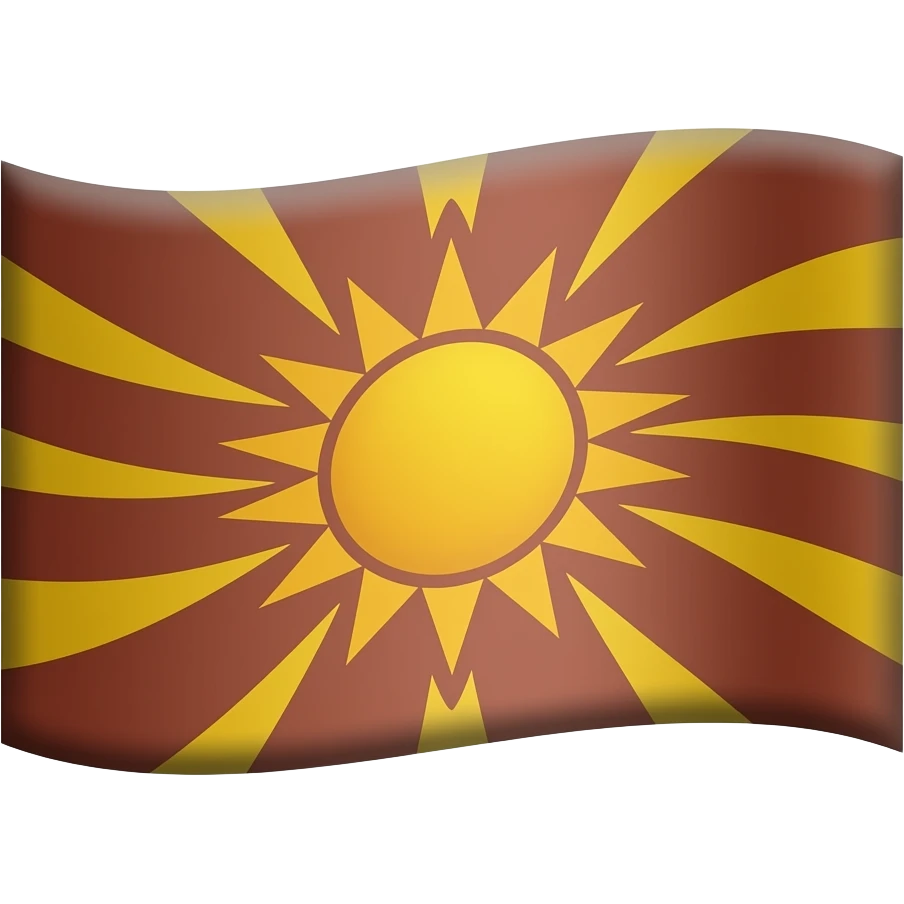 sun pattern flag emoji