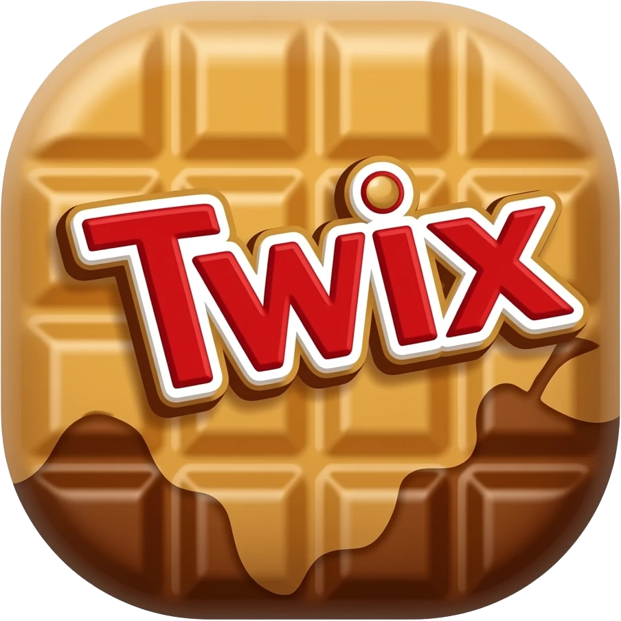 Twix chocolat emoji