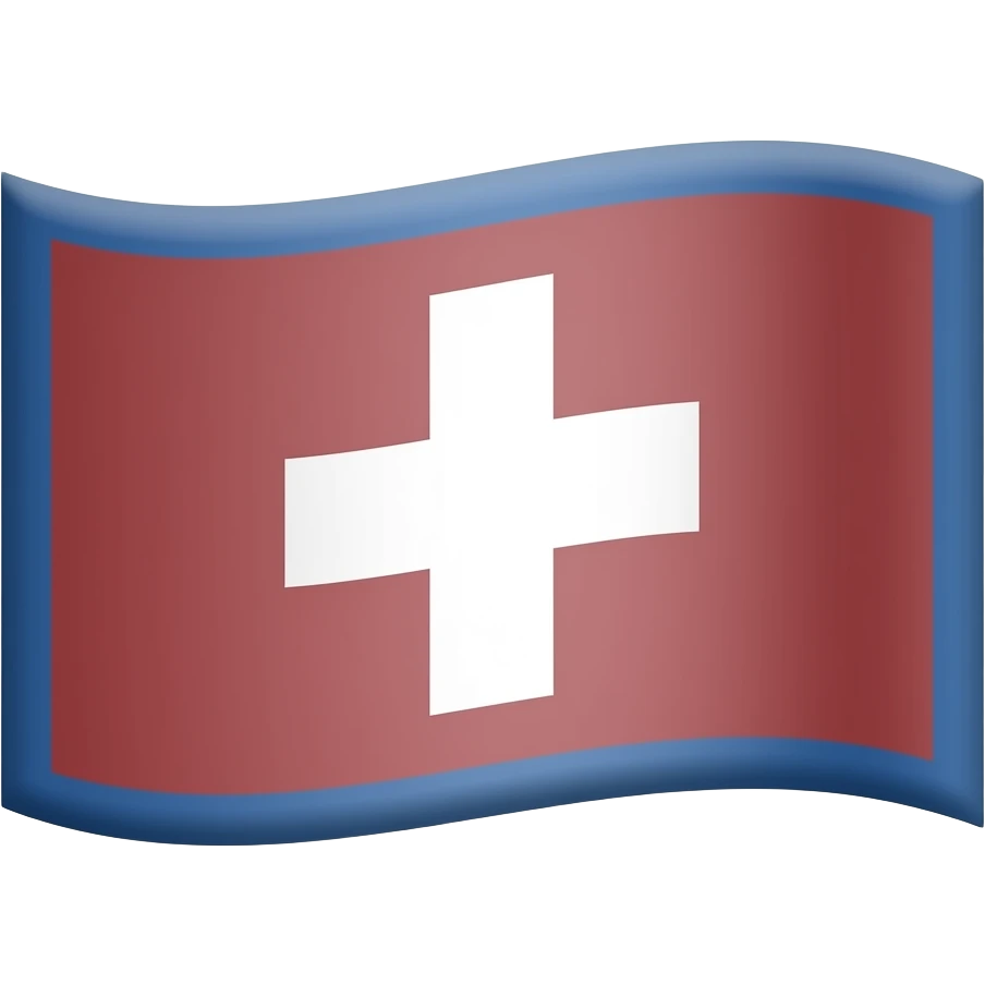 Make a flag emoji which is the flag of Switzerland but the background ...