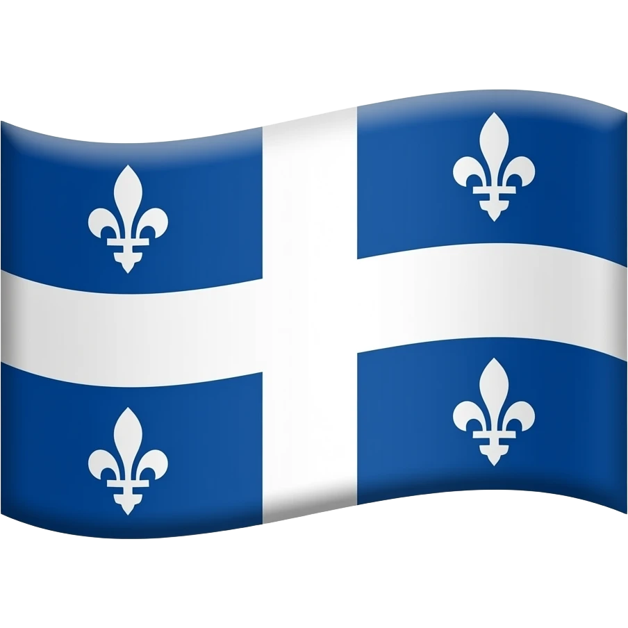 Quebec Flag Emoji emoji