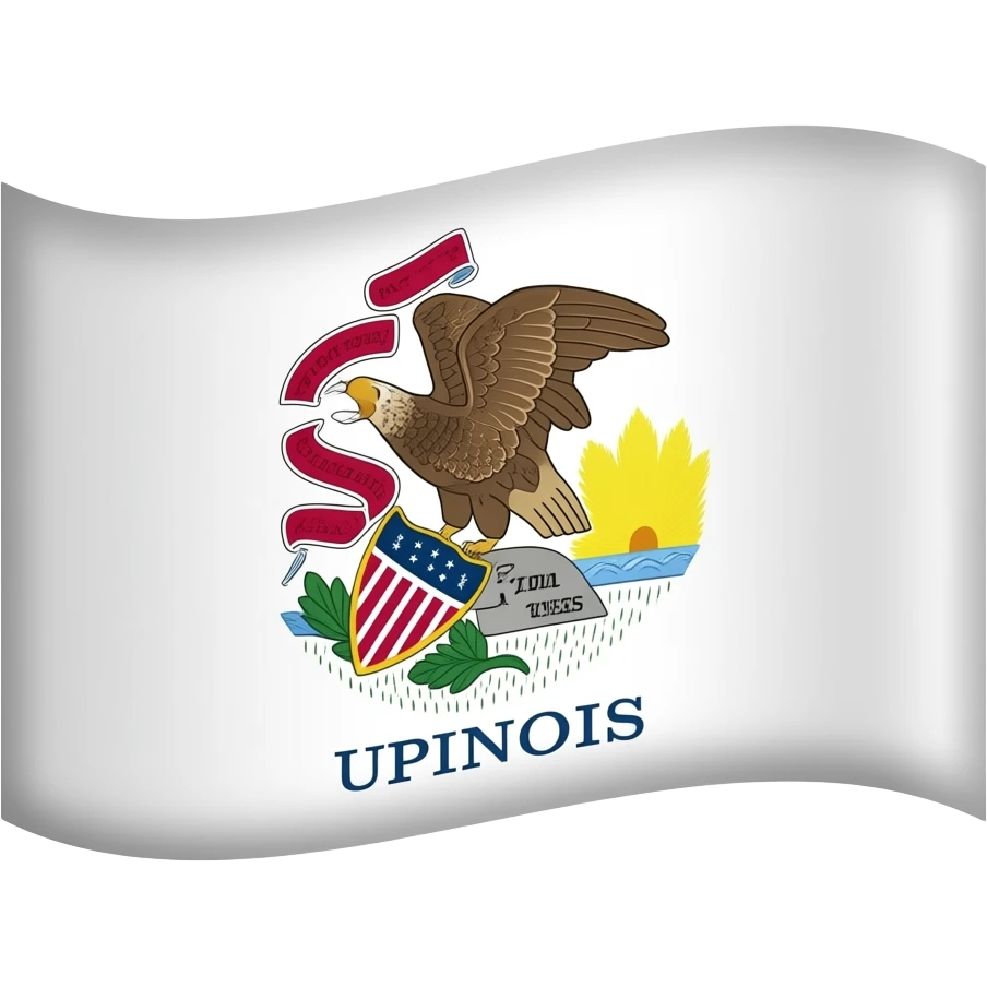 Illinois flag emoji emoji