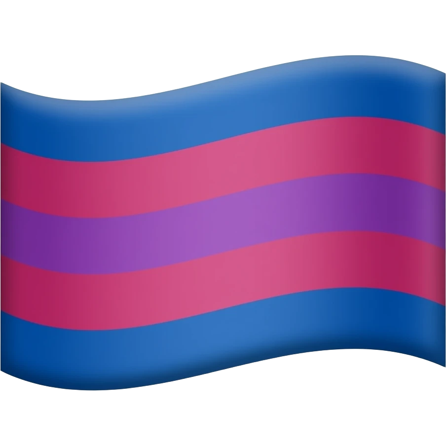 Bisexuelle drapeau emoji
