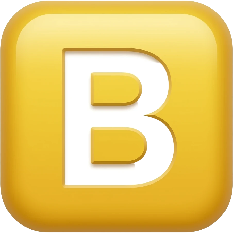 "B" insert this word into 🟨 emoji emoji