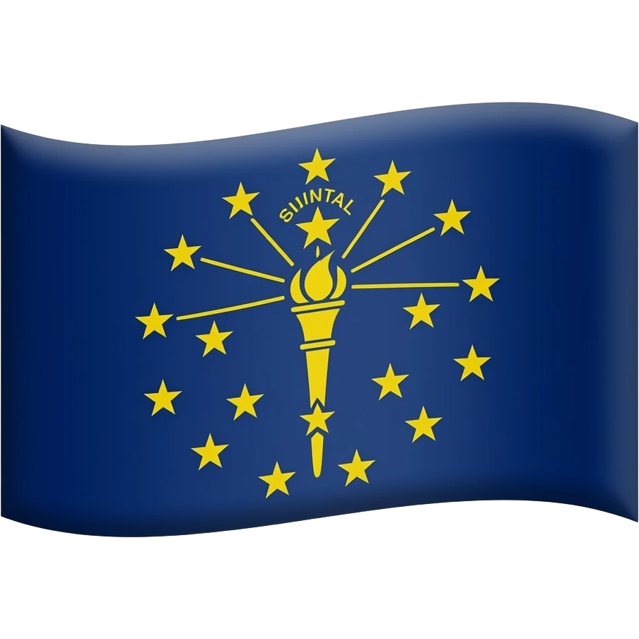 Indiana flag emoji emoji