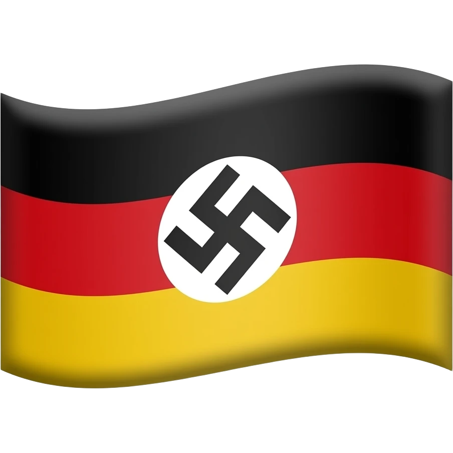 Nazi almanya bayrağını yap emoji