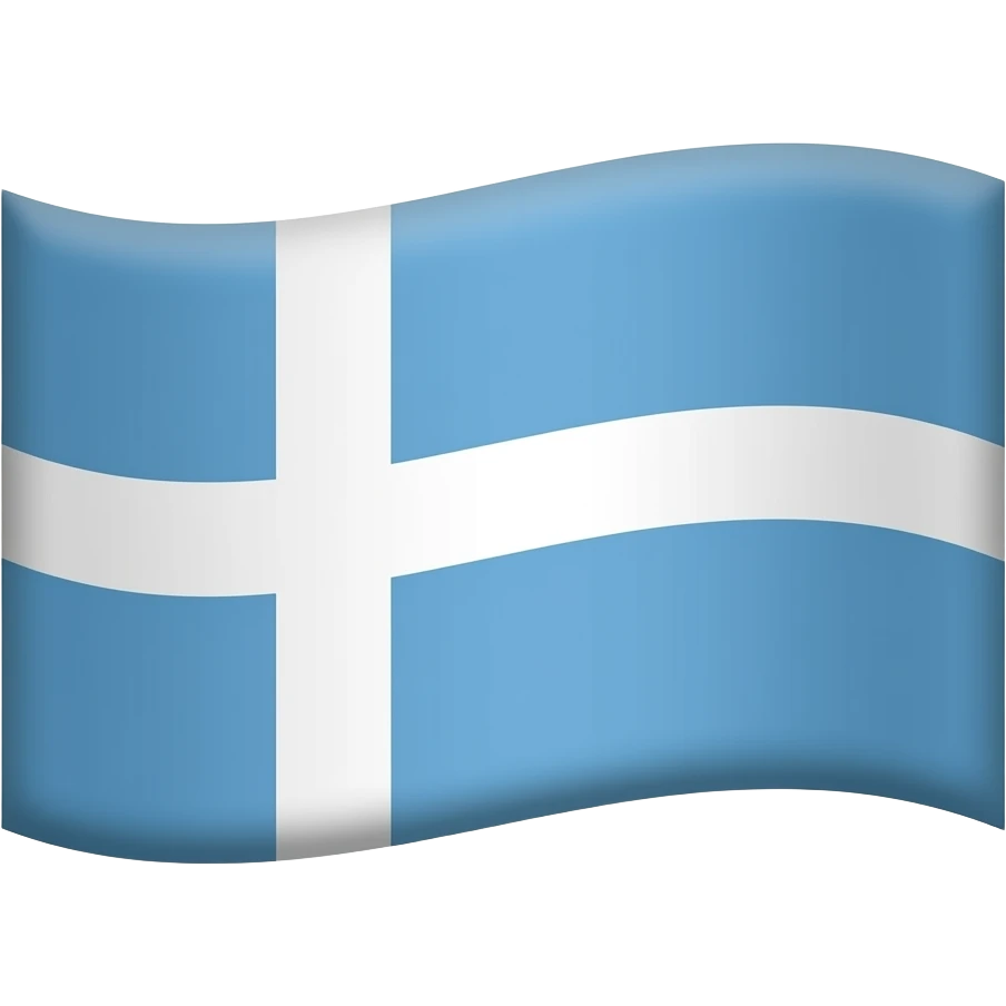 Blue flag emoji