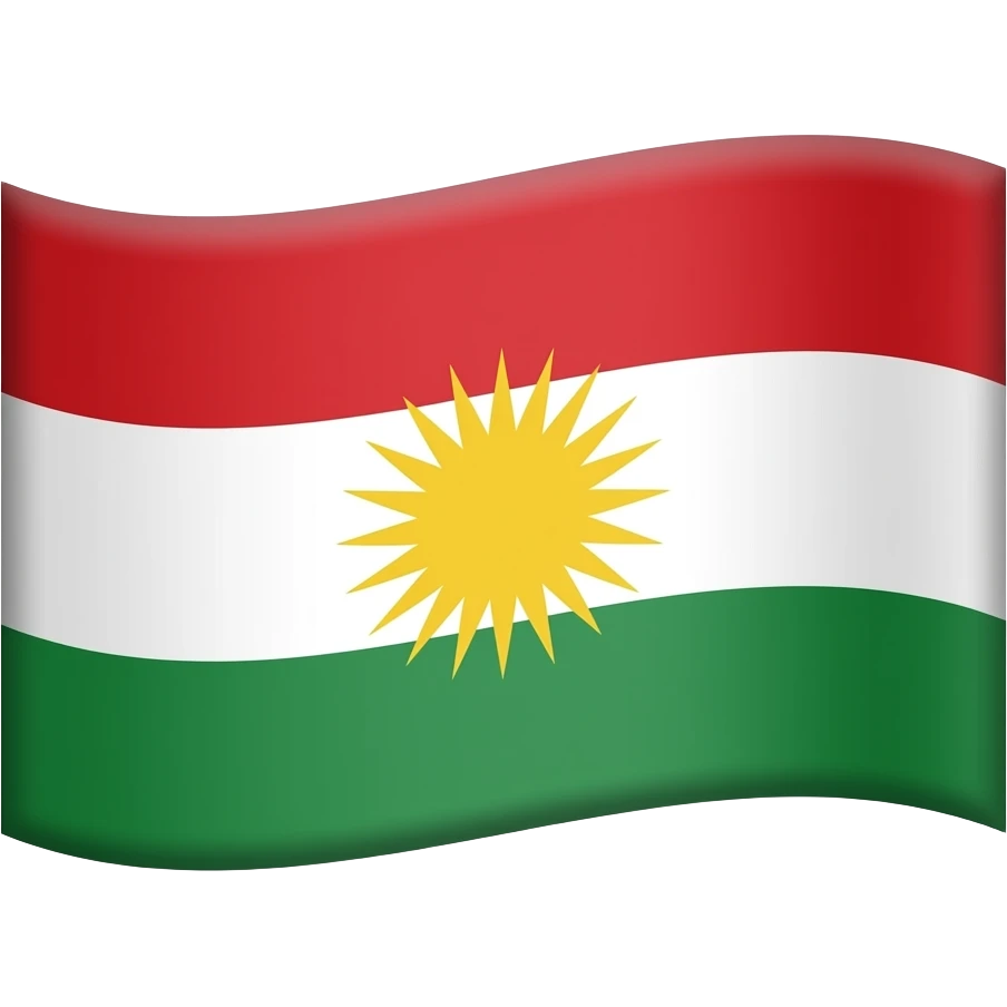 Kurdish flag emoji