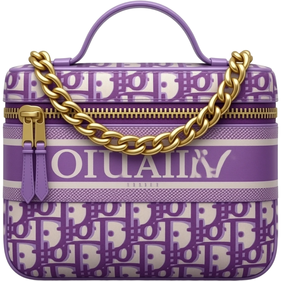 violet dior bag emoji