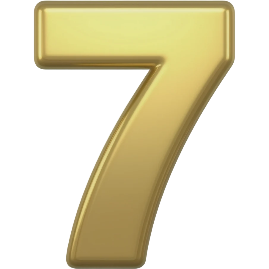 number seven emoji
