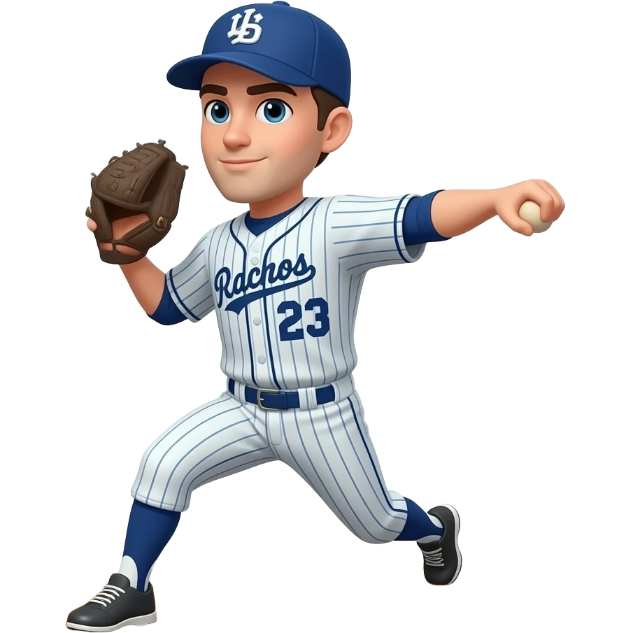 baseball pitcher, full body emoji