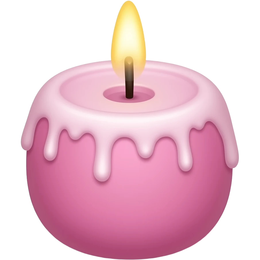 pink candle emoji