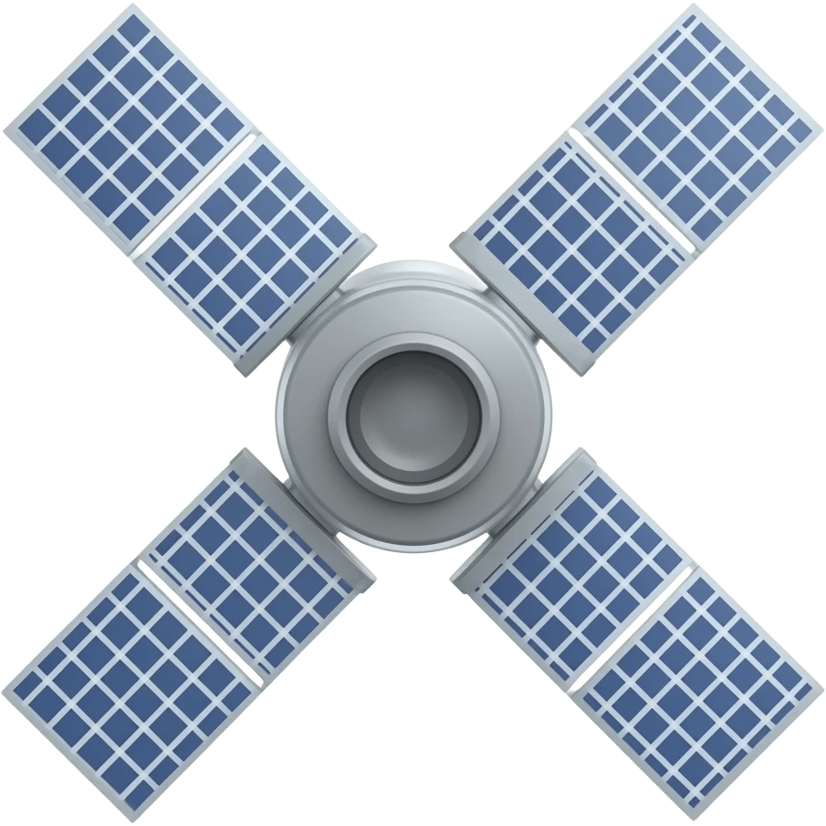 3d satelite emoji