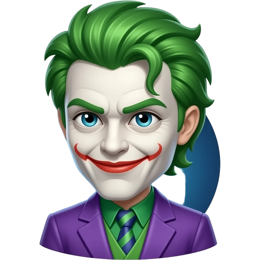 playing card with riddler green no face emoji