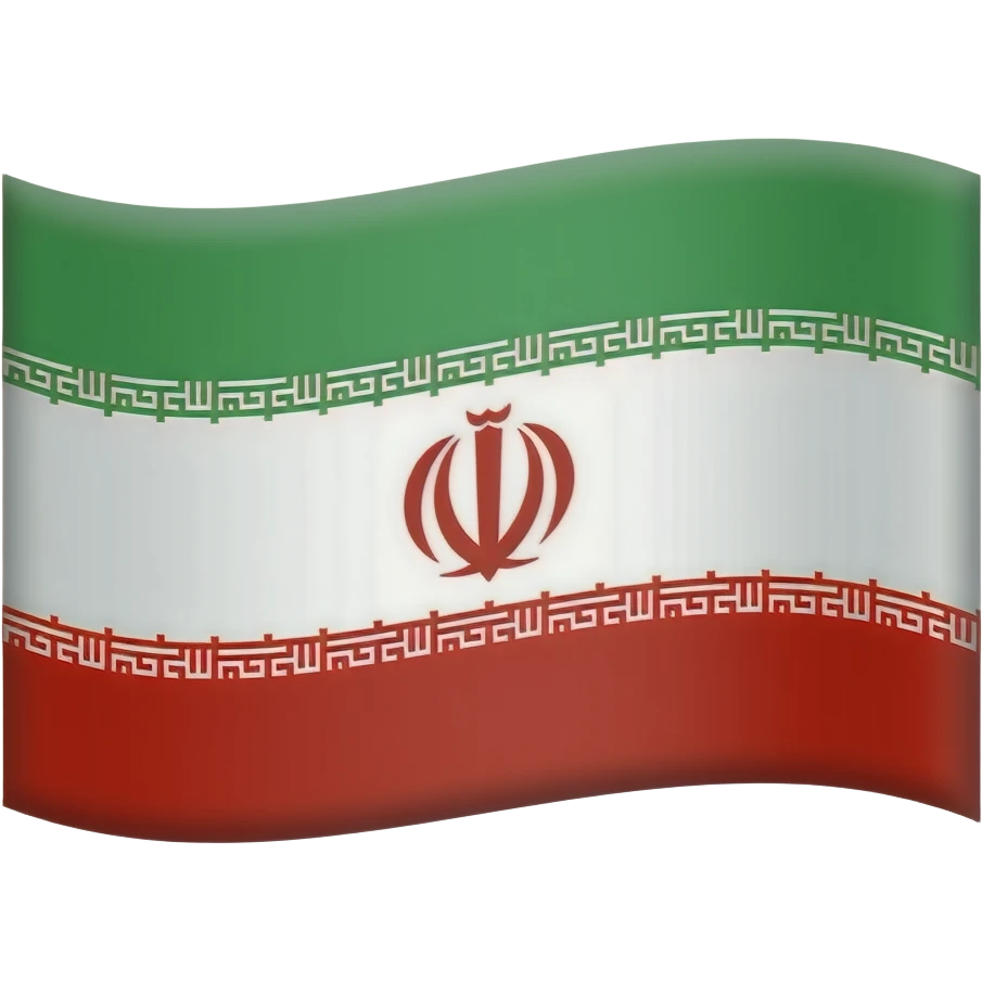 پرچم شیرو خورشید ایران emoji