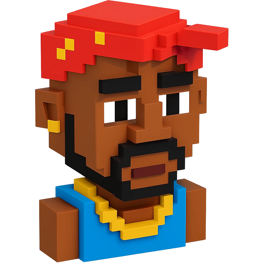 2Pac rapper emoji