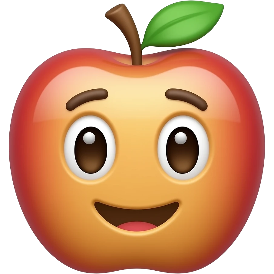 這張可以再apple 內建的emoji風格一些嗎 emoji