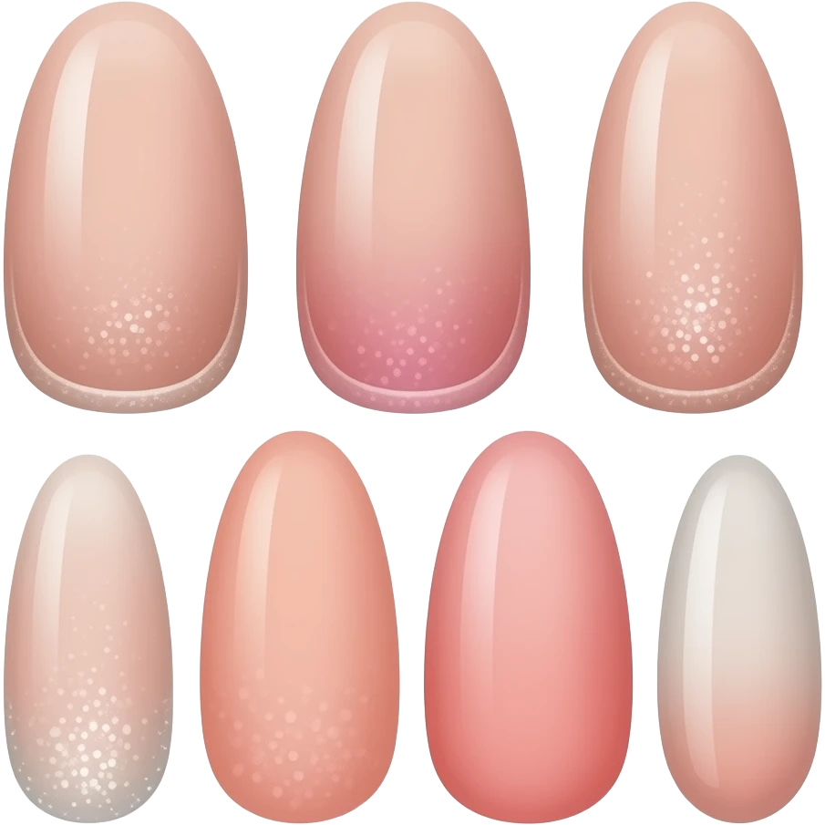 Unhas de gel emoji