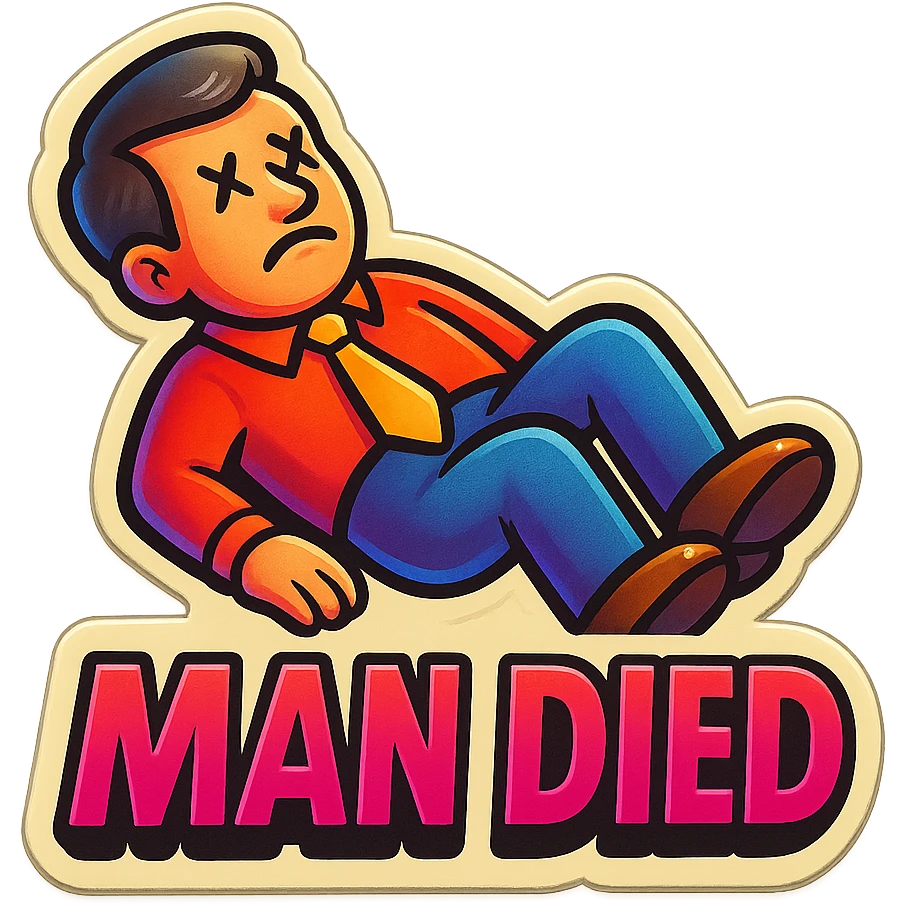 man died emoji