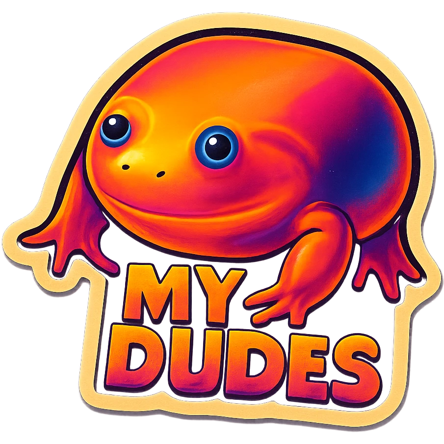 My dudes frog emoji