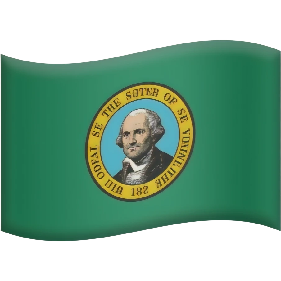 Washington state flag emoji