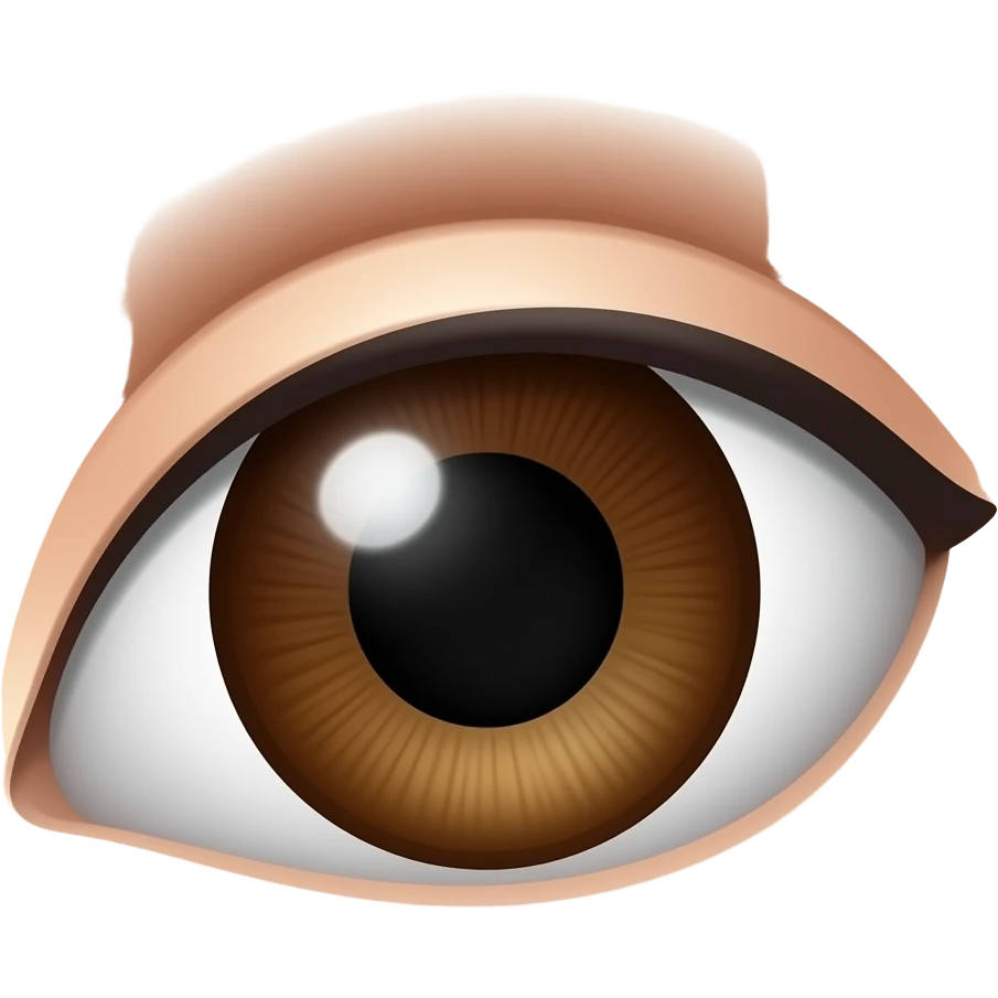 brown eyes emoji
