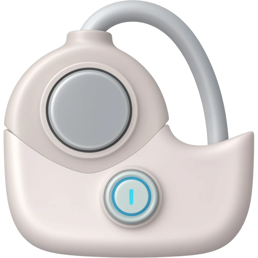 Pink ultrasound transducer emoji