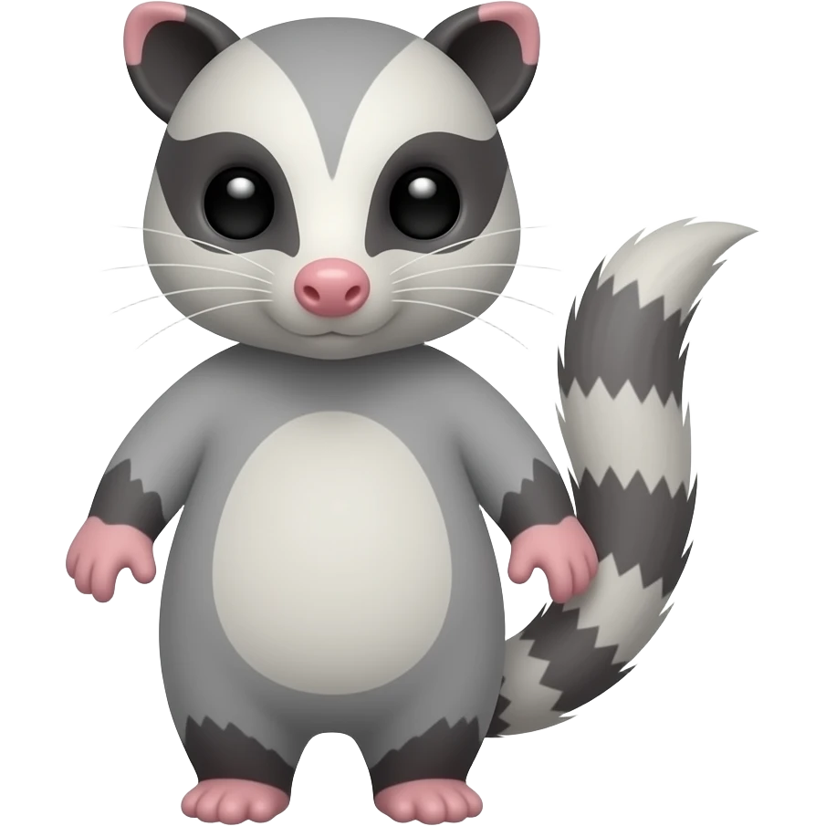Opossum onesie emoji