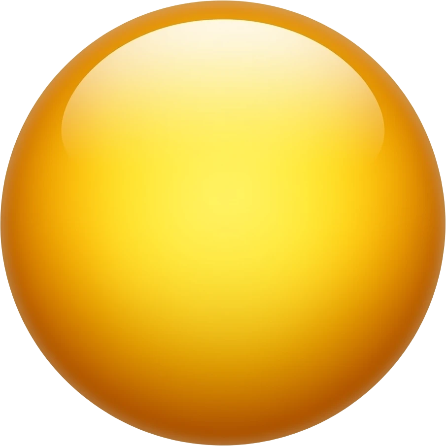 Round like sun emoji
