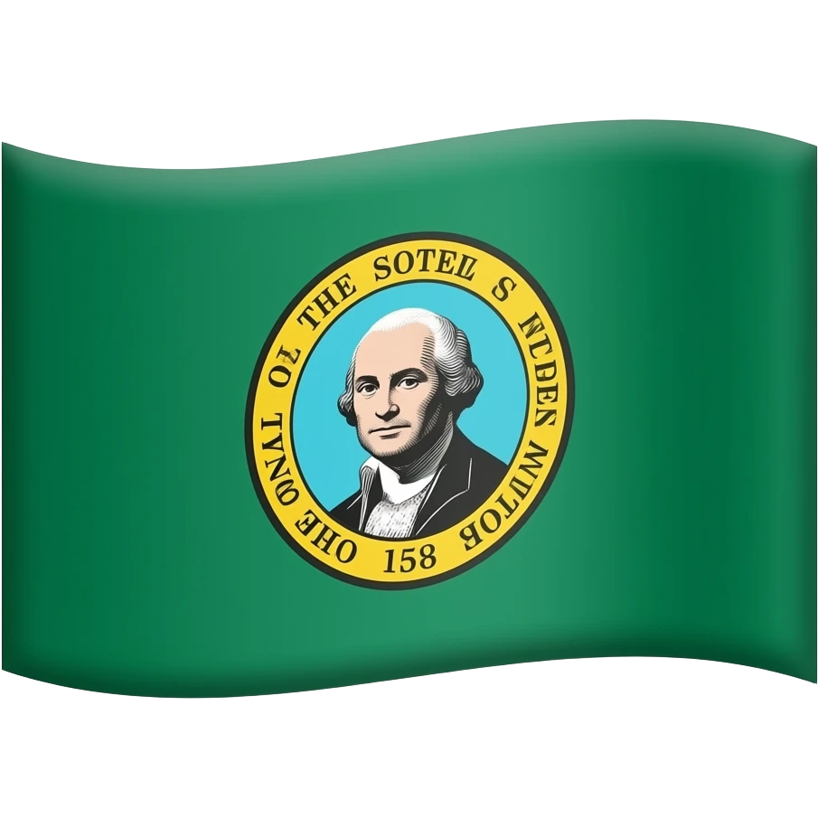 Washington state flag emoji