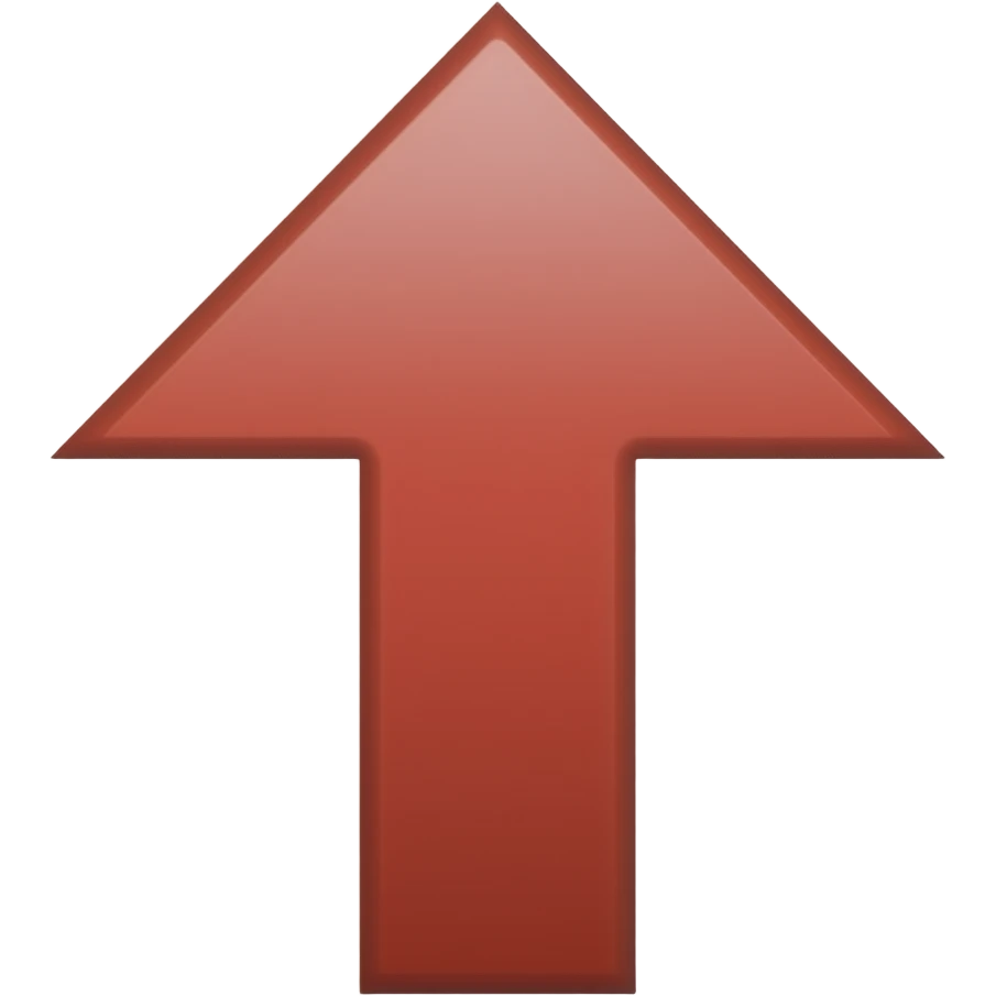 arrow up red emoji