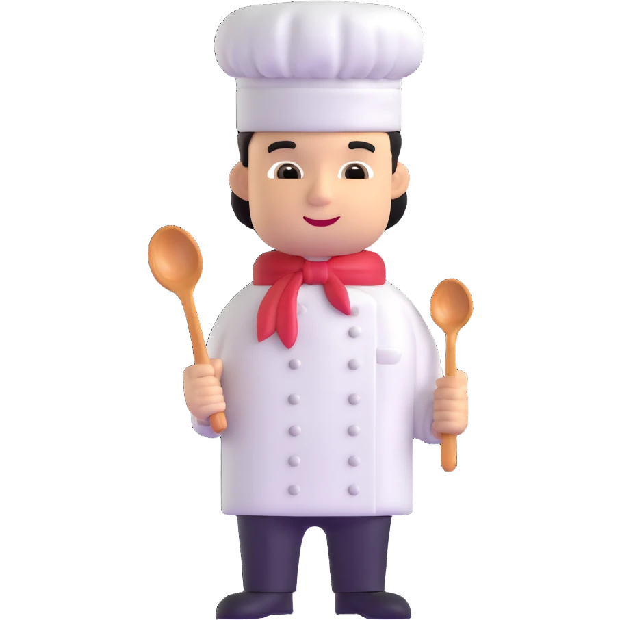 chef holding a spoon emoji