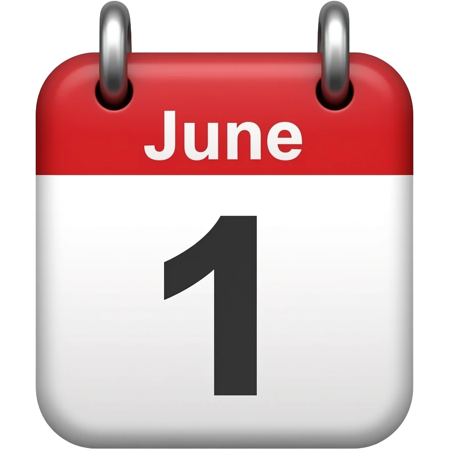 1 june emoji