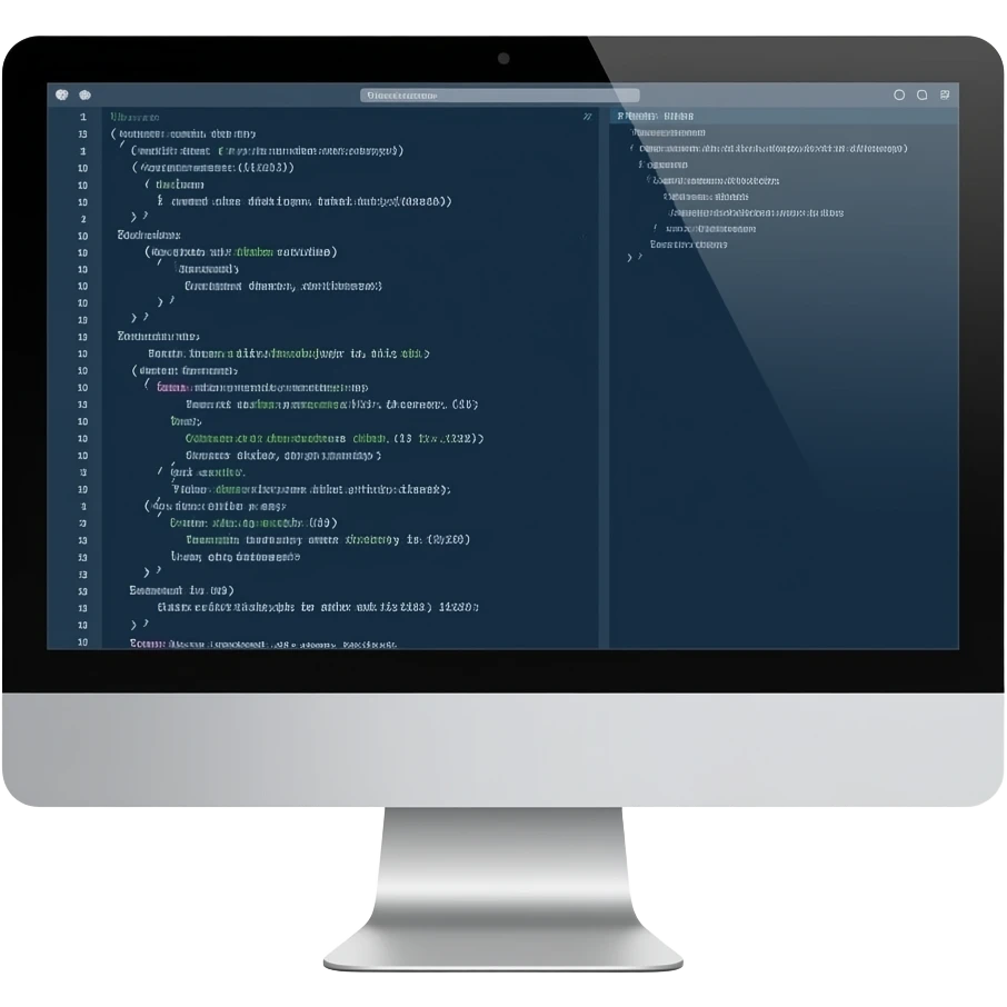 An screen showing  IA code emoji