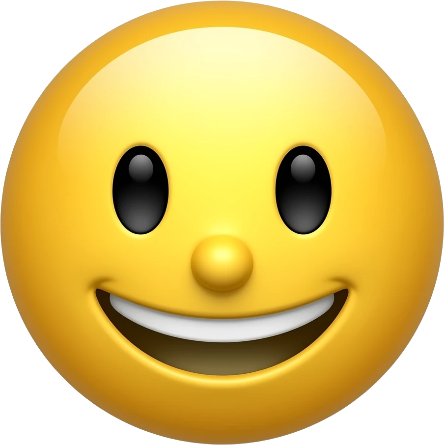 Create high-quality glossy emojis with a vibrant modern style.Make the emojis look premium, shiny, and eye-catching with bright highlights, smooth gradients, soft reflections, and glowing details. face emoji emoji