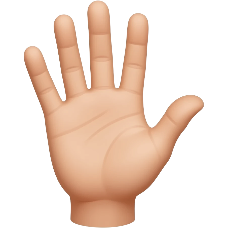 🤚 emoji