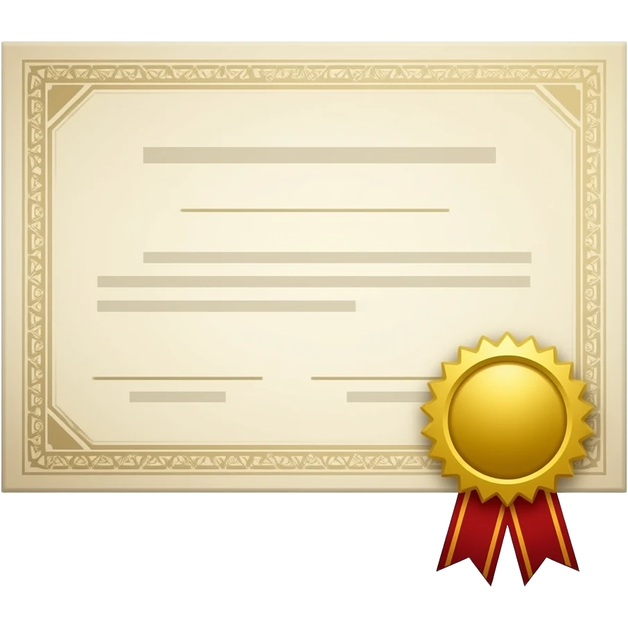 Certification emoji