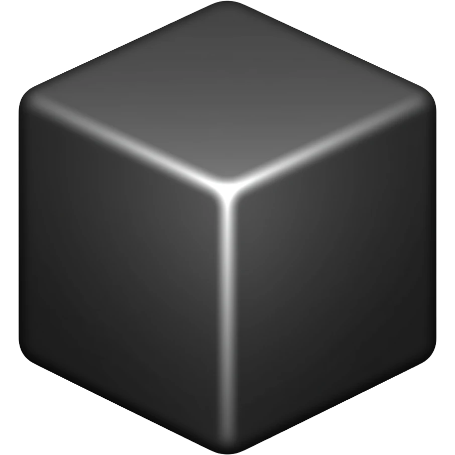 complete black emoji
