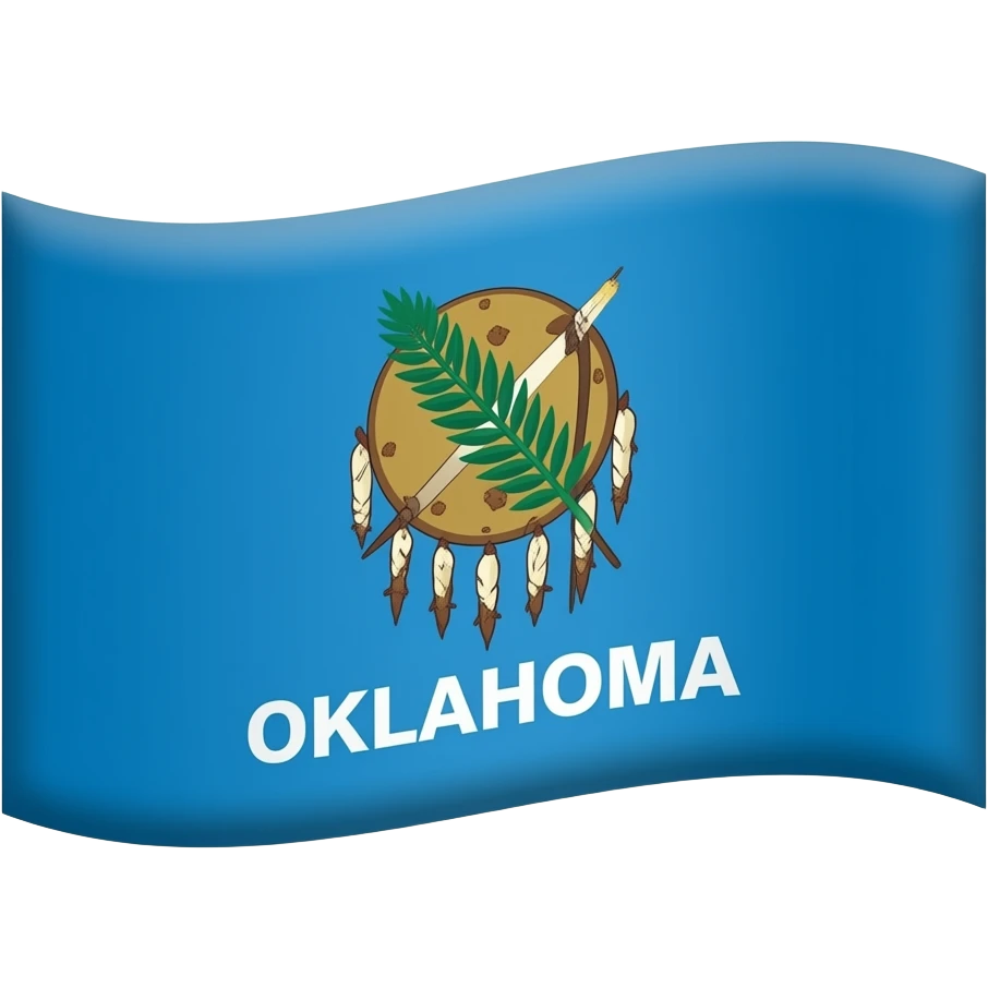 Oklahoma Flag emoji