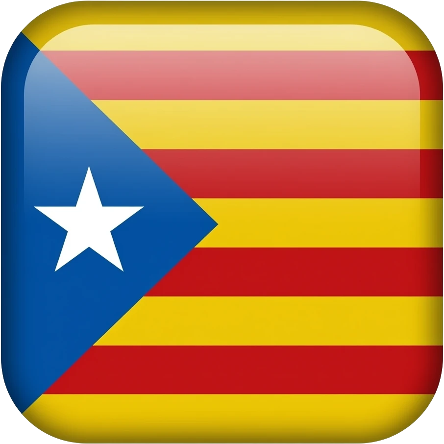 catalan flag without star emoji