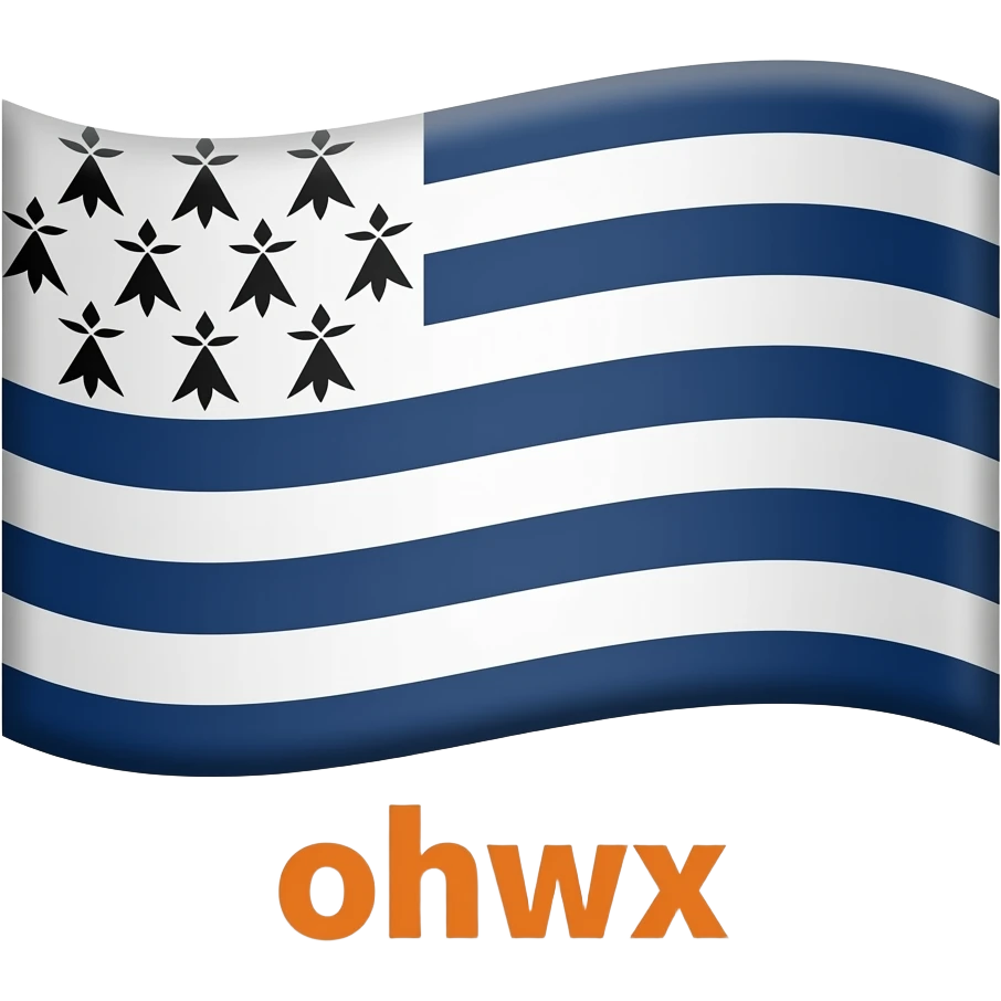 Orange bretonflag emoji