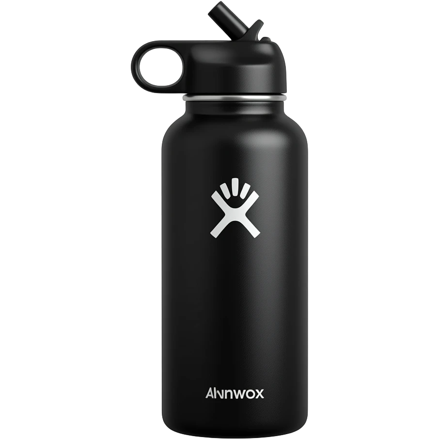 black hydroflask emoji