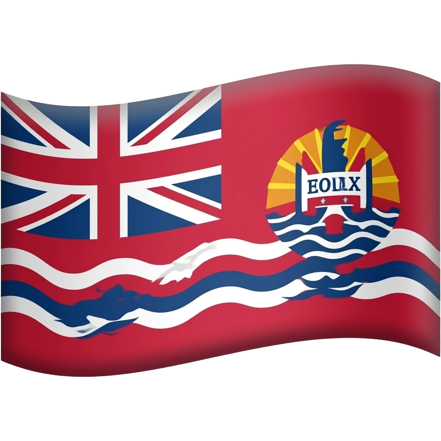 Flag of polyneskia emoji
