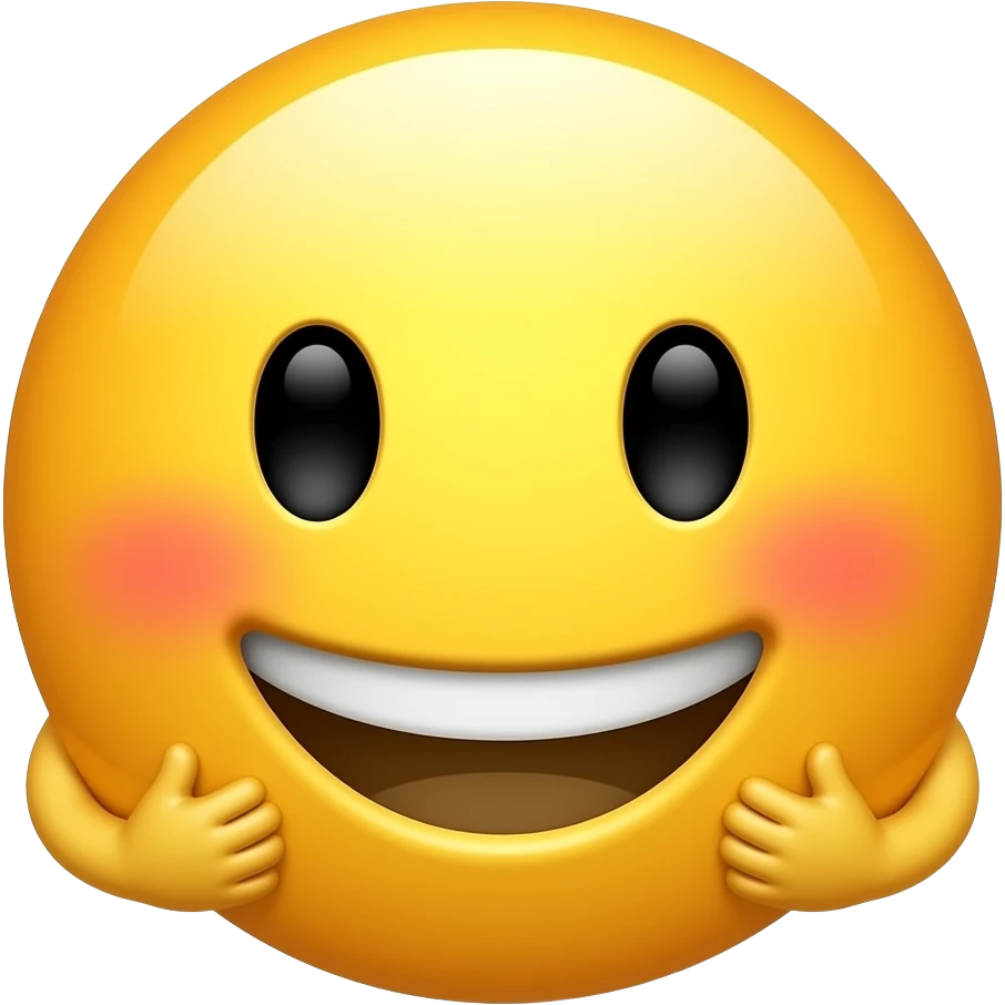 Смайлик обнимашки emoji