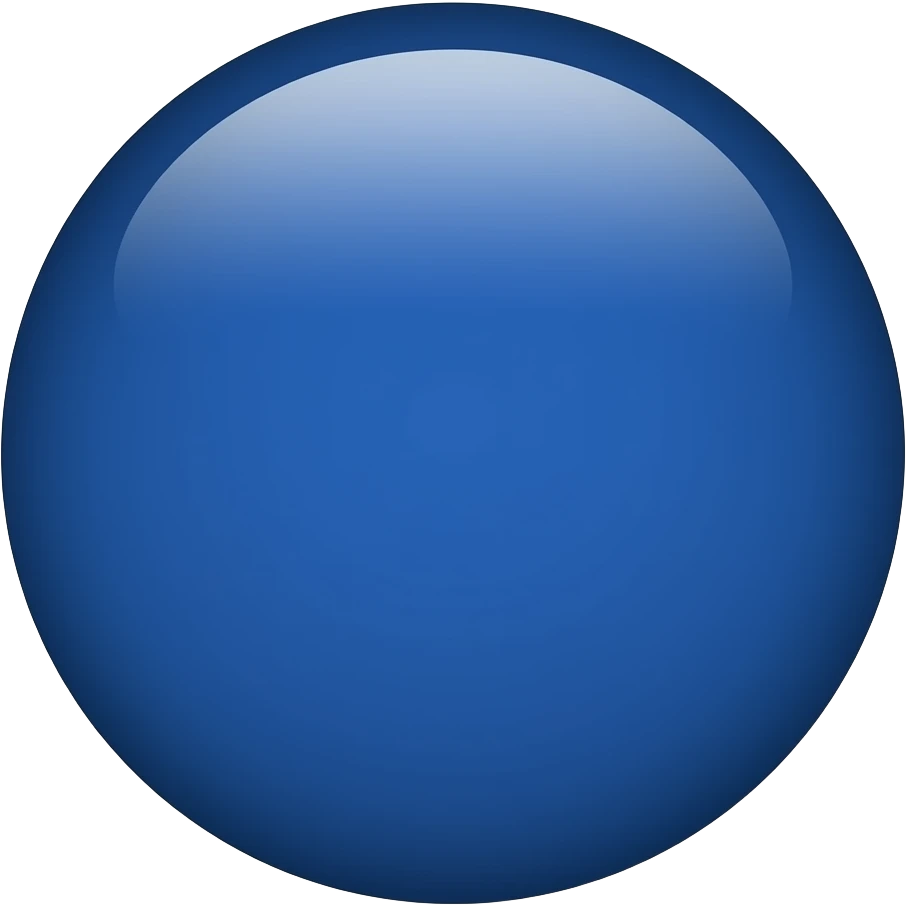 Navy blue circle emoji