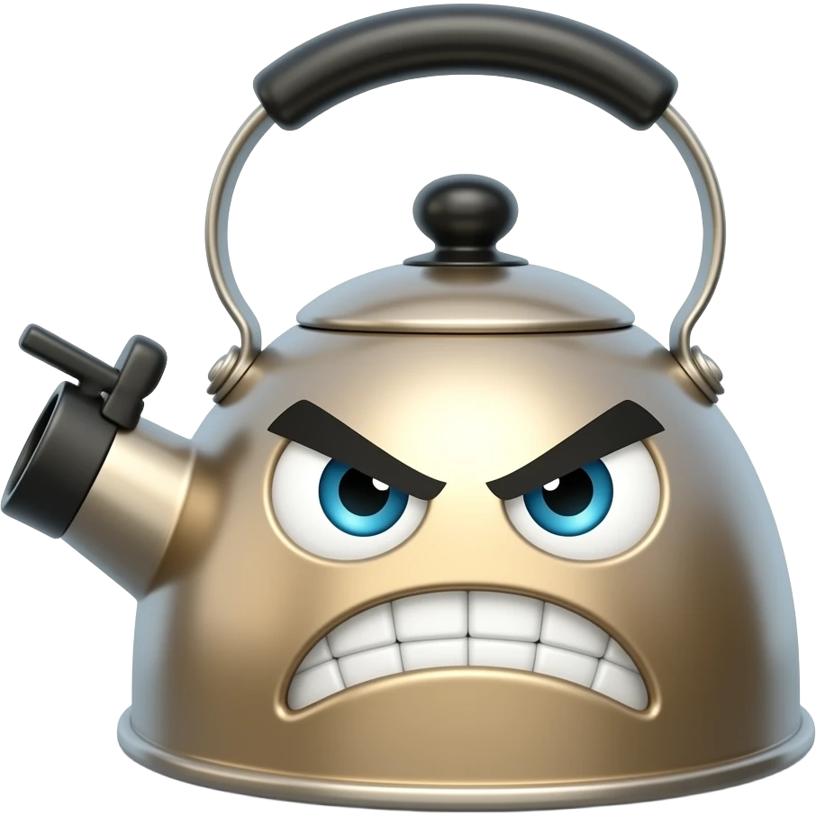Angry te-ka emoji